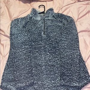 Gray fluffy jacket